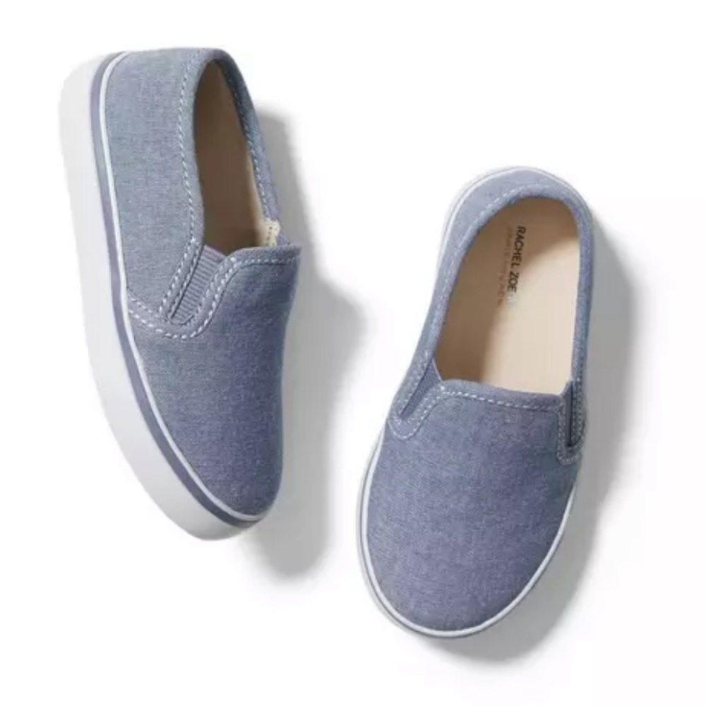 NWT Rachel Zoe for Janie and Jack Linen Slip-on Sneaker